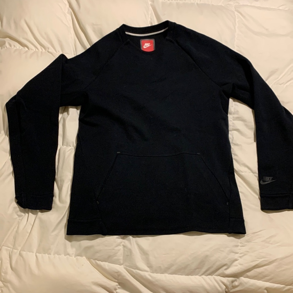 Mens Nike Tech Sportswear Crew Neck Sweatshirt